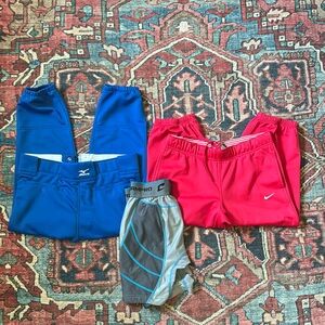 Women’s Small/Medium Softball Lot Mizuno, Nike and Champro